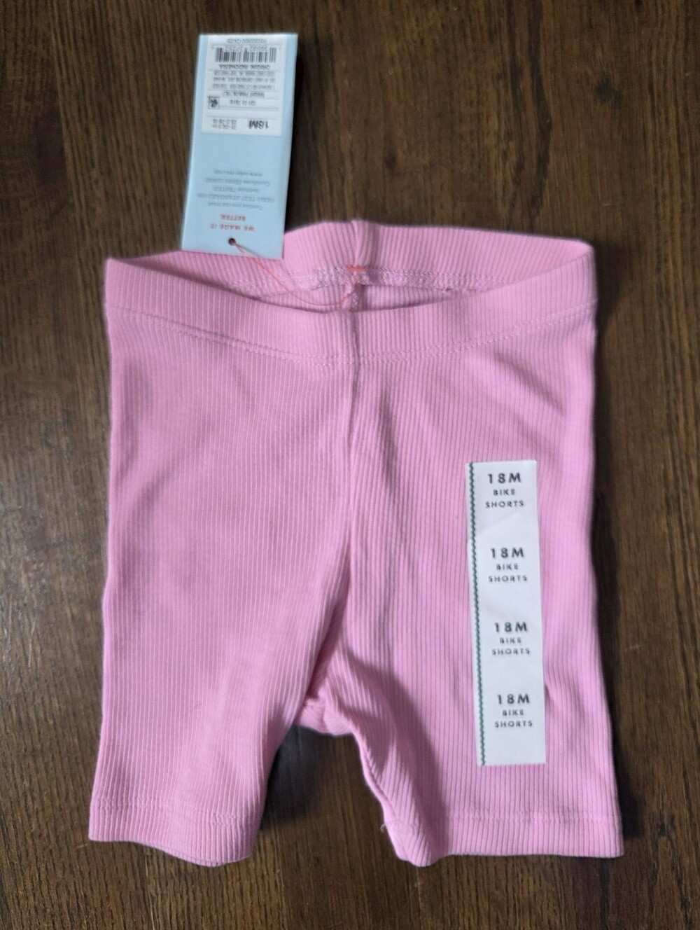 New Cat & Jack Girls 18m Pink Bike Shorts